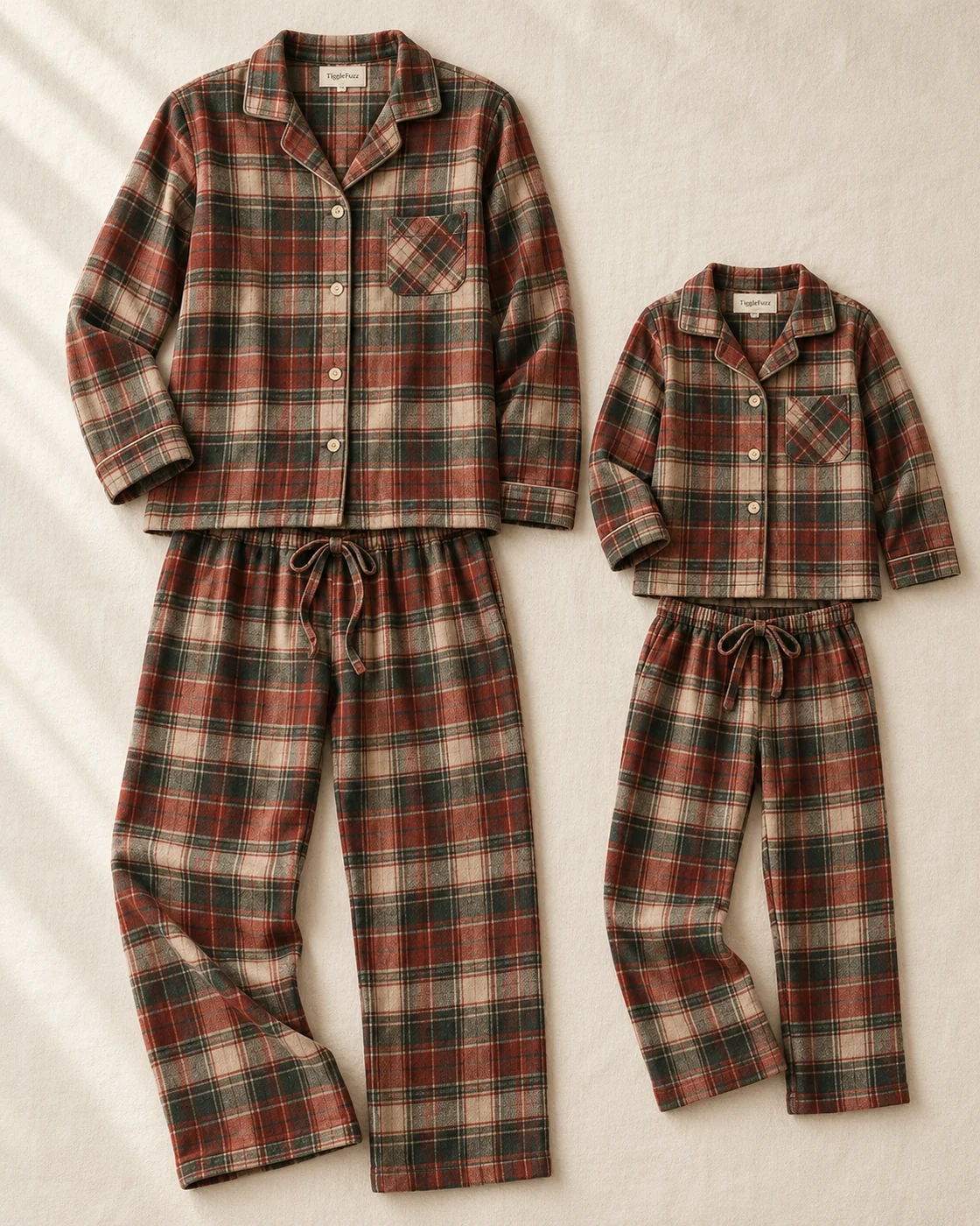 Cabin Check — TiggleFuzz pajama design imagery