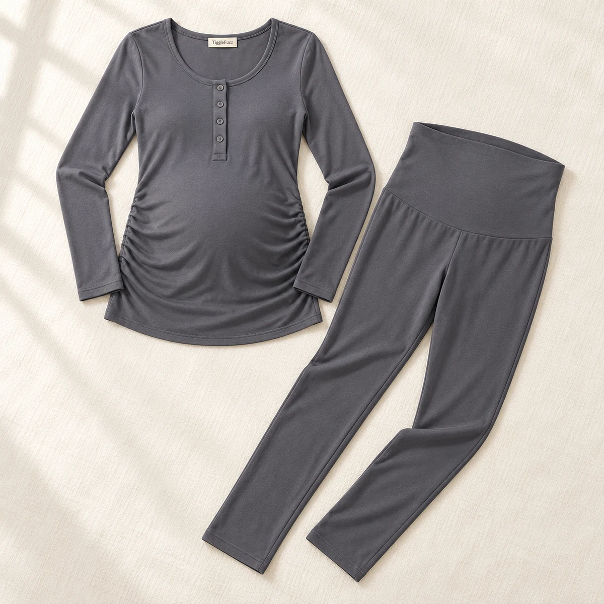 Soft Horizon Maternity Set — TiggleFuzz Maternity design imagery