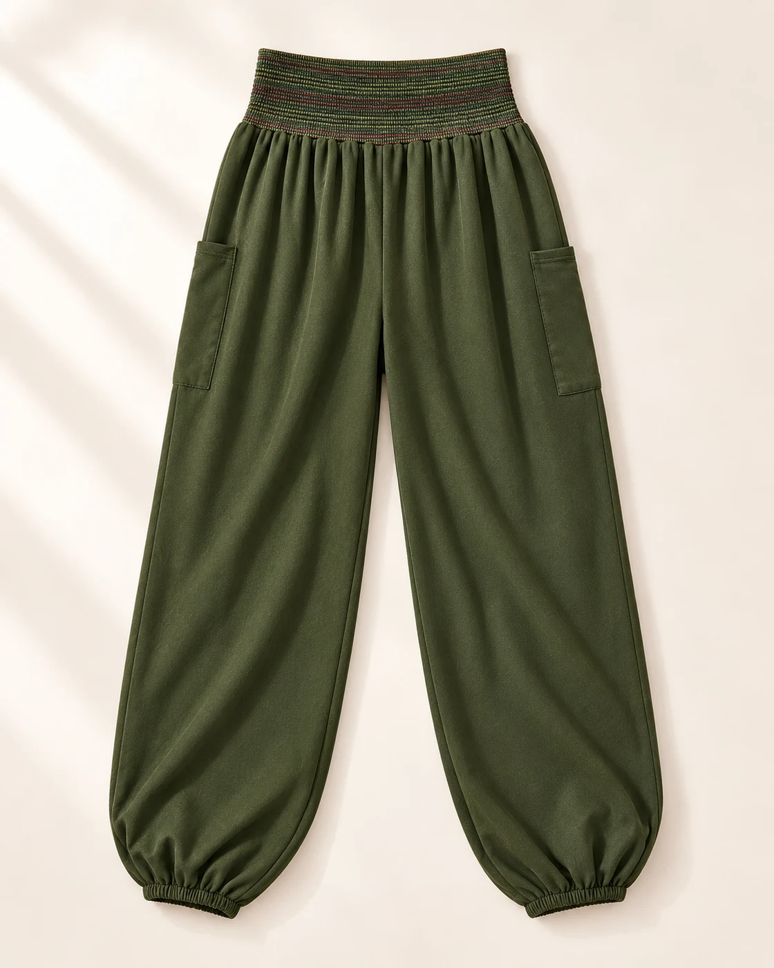 Easy Gathered Ankle Pants — TiggleFuzz Lounge pants design imagery